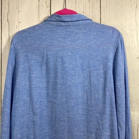 Orvis Womens Button Up Long Sleeve Linen Blend Shirt - Picture 14 of 16